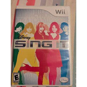 Disney Sing It Nintendo Wii Karaoke Game Complete